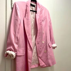 Zara blazer pink